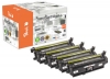 Paquete combinado  de Peach compatible con  HP No. 504X, CE250X, CE251A, CE252, CE253