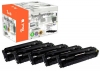 Peach Spar Pack Plus Tonermodule kompatibel zu  HP No. 201A, CF400A*2, CF401A, CF402A, CF403A