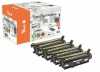 Peach Combi Pack, compatibile con  HP No. 654X, CF330X, CF331A, CF332A, CF333A