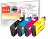Peach Spar Pack Tintenpatronen kompatibel zu  Epson T2706, No. 27, C13T27064010