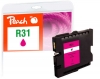Peach Tintenpatrone magenta kompatibel zu  Ricoh GC31M, 405690