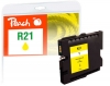 Peach Tintenpatrone gelb kompatibel zu  Ricoh GC21Y, 405535