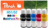 Peach Spar Pack Plus Tintenpatronen kompatibel zu  HP GT51, GT52, M0H57AE*2, M0H54AE, M0H55AE, M0H56A
