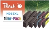Peach 10er-Pack Tintenpatronen kompatibel zu  HP No. 953XL, L0S70AE*4, F6U16AE*2, F6U17AE*2, F6U18AE*2