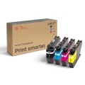 Peach Spar Pack Tintenpatronen kompatibel zu  Brother LC-3217VALP